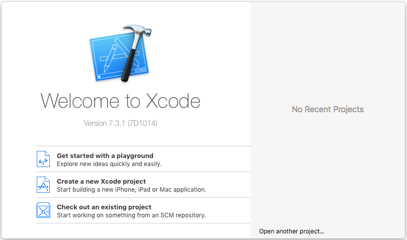 xcode start image