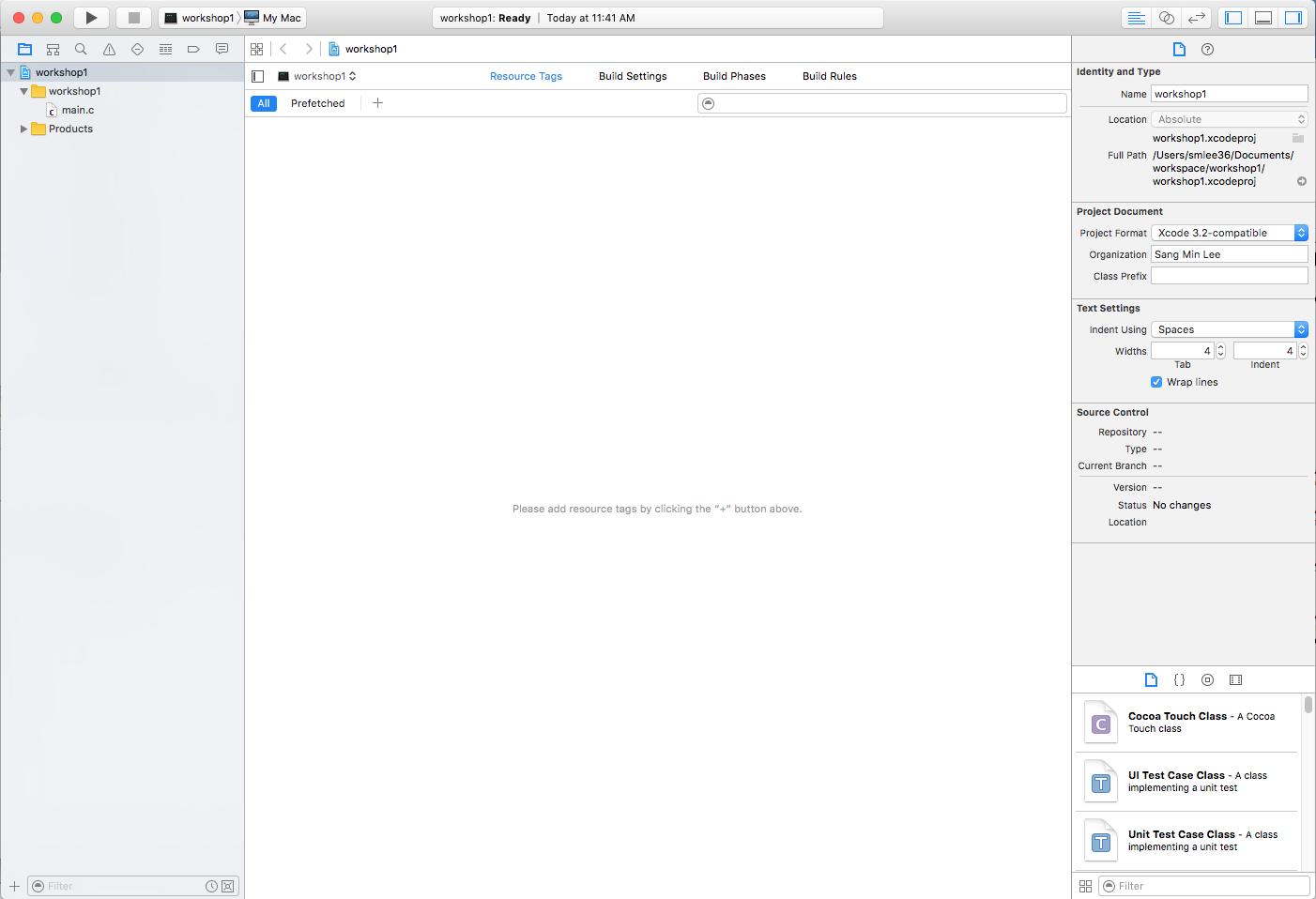 xcode start image